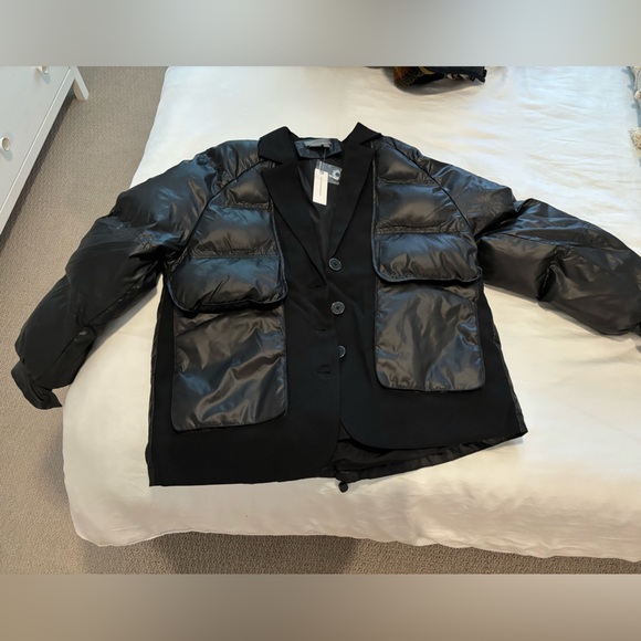 NWT - English Factory Blazer Puffer, Size M from Anthropologie - Picture 3 of 5